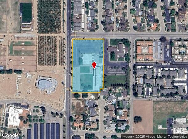  819 W Parlier Ave, Reedley, CA Parcel Map