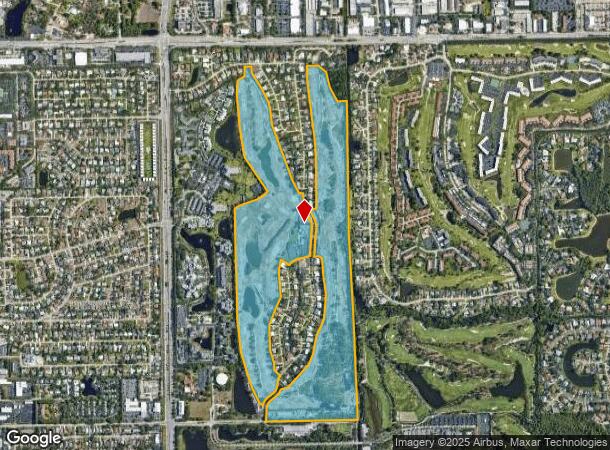 185 Burning Tree Dr, Naples, FL Parcel Map