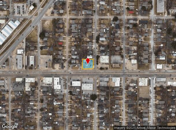  1600 W Berry St, Fort Worth, TX Parcel Map