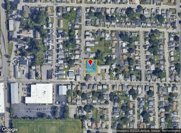  80 Ashburne St, Pawtucket, RI Parcel Map