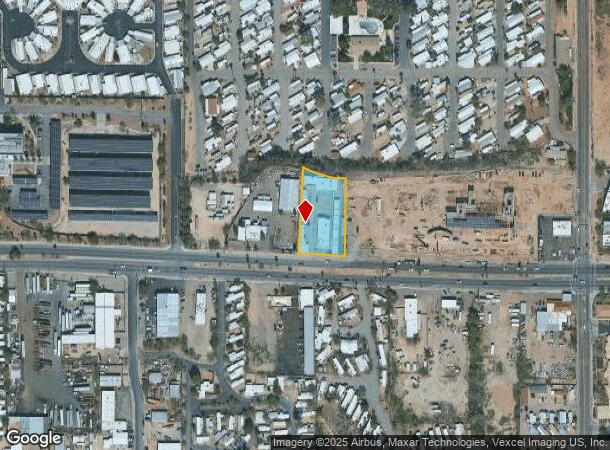 1130 W Miracle Mile, Tucson, AZ Parcel Map