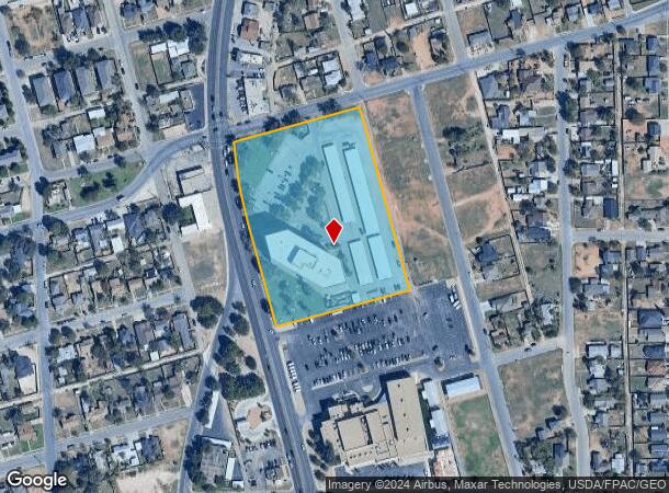  1004 N Big Spring St, Midland, TX Parcel Map