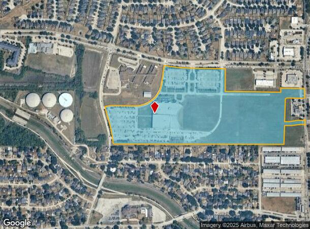  6011 W Orem Dr, Houston, TX Parcel Map