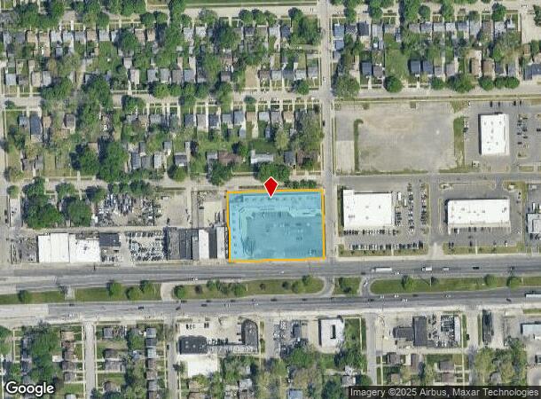 1539 E 8 Mile Rd, Hazel Park, MI Parcel Map