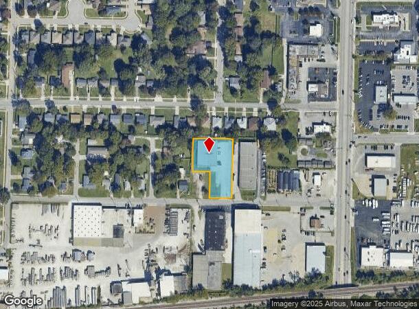 1727 E Atlantic St, Springfield, MO Parcel Map