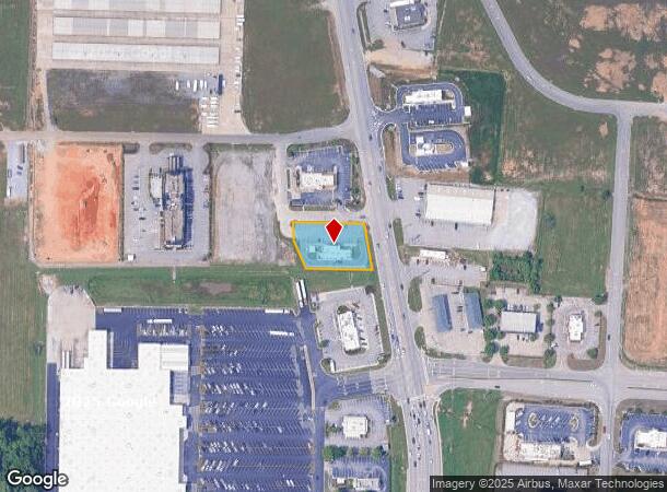 Burger King, Calera, AL Parcel Map