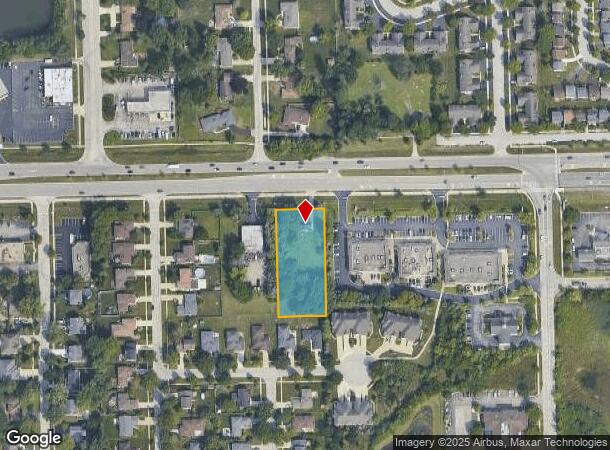  2505 W 75Th St, Downers Grove, IL Parcel Map