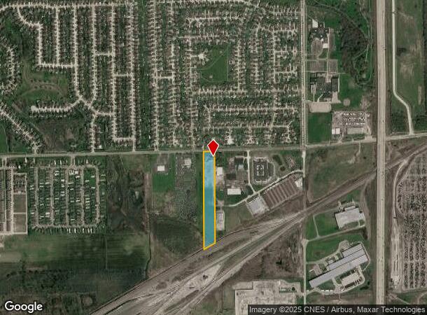  22425 Van Horn Rd, Woodhaven, MI Parcel Map