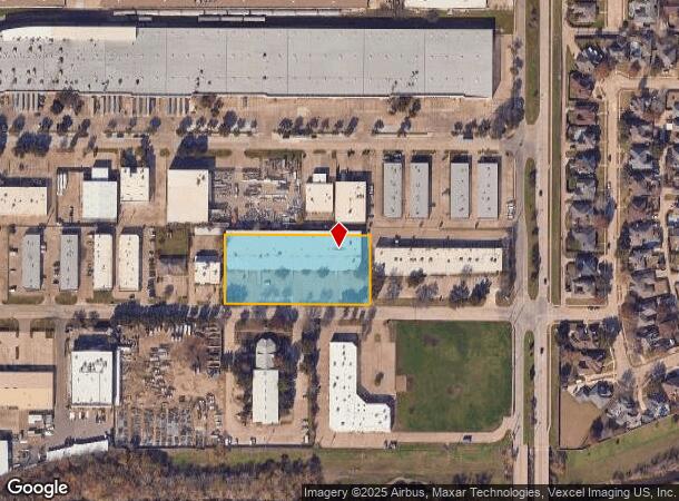 1420 Halsey Way, Carrollton, TX Parcel Map