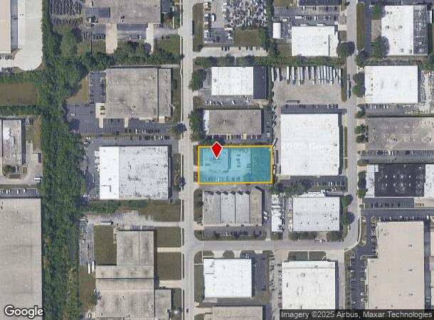  867 N Industrial Dr, Elmhurst, IL Parcel Map