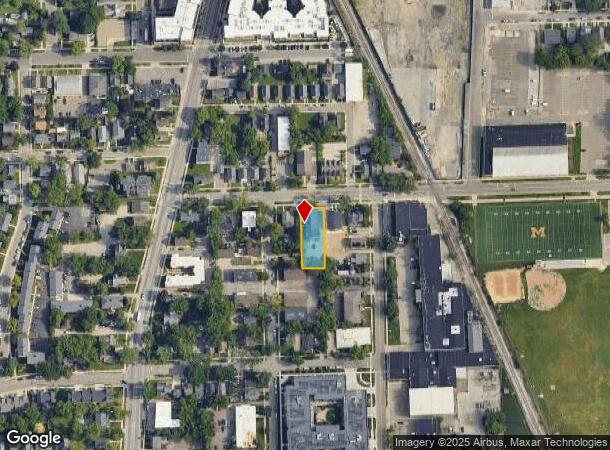  132 Hill St, Ann Arbor, MI Parcel Map