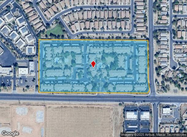  12740 W Indian School Rd, Litchfield Park, AZ Parcel Map