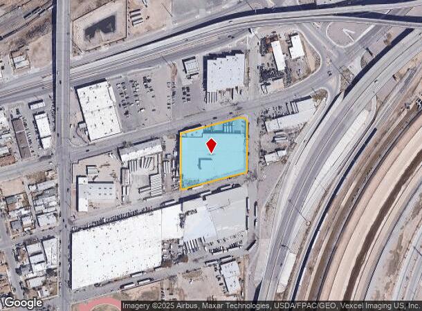 1600 Delta Dr, El Paso, TX Parcel Map