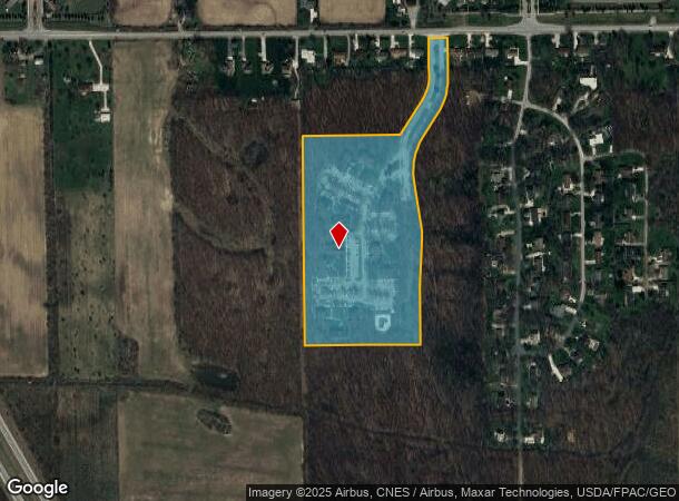 8640 Canterberry Ln, Newport, MI Parcel Map