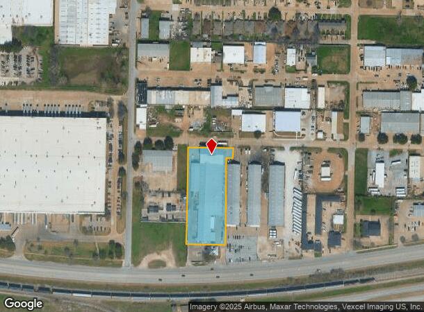 2445 Houston St, Grand Prairie, TX Parcel Map
