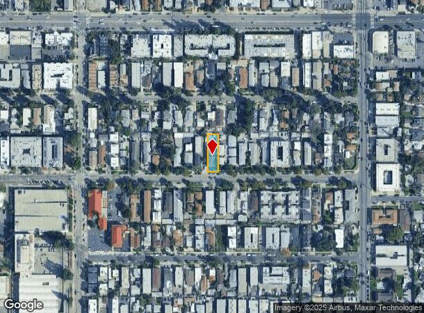 14203 Sylvan St, Van Nuys, CA Parcel Map