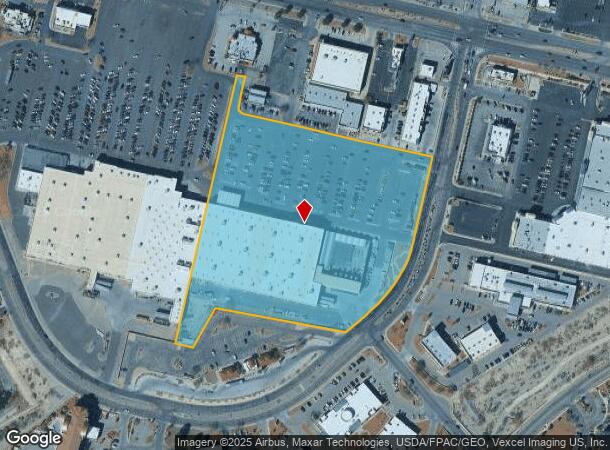  7545 N Mesa St, El Paso, TX Parcel Map