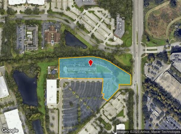  3624 N Falkenburg Rd, Tampa, FL Parcel Map