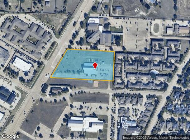  605 S Greenville Ave, Allen, TX Parcel Map