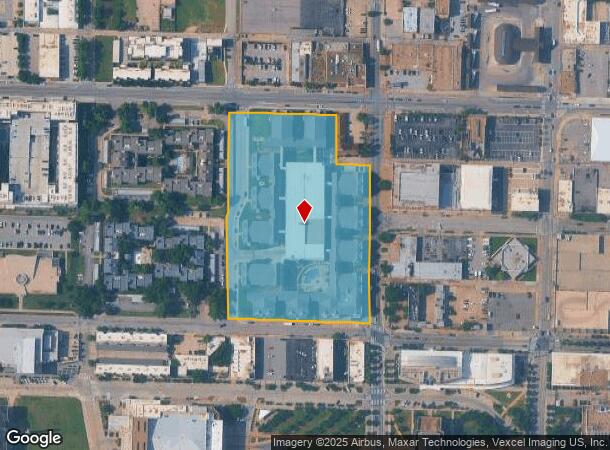 301 N Walker Ave, Oklahoma City, OK Parcel Map