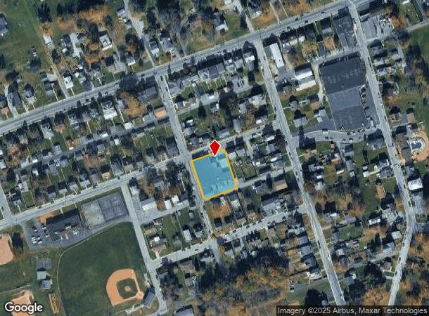  198 W Beaver St, Hallam, PA Parcel Map