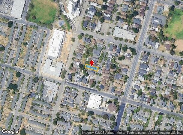 1033 Magnolia St, Oakland, CA Parcel Map