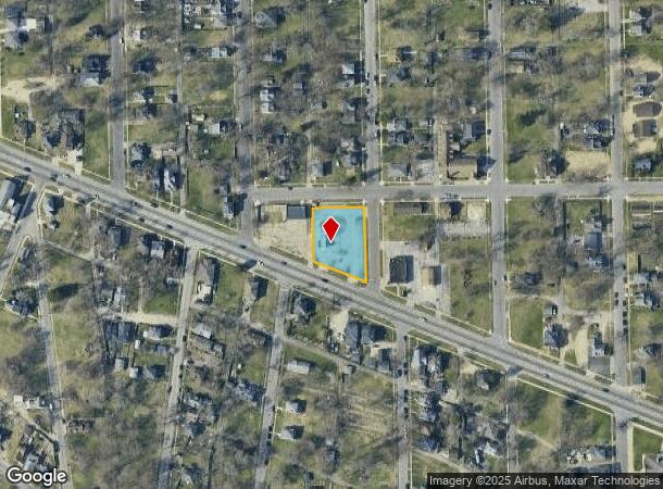  1107 Lincoln Way W, South Bend, IN Parcel Map