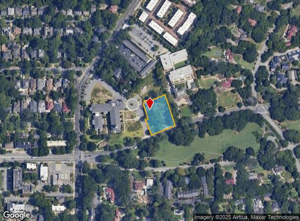  1226 Ponce De Leon Ave Ne, Atlanta, GA Parcel Map