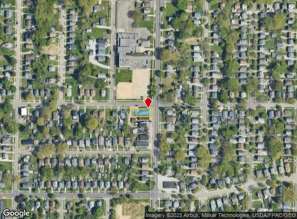  1074 Brown St, Akron, OH Parcel Map