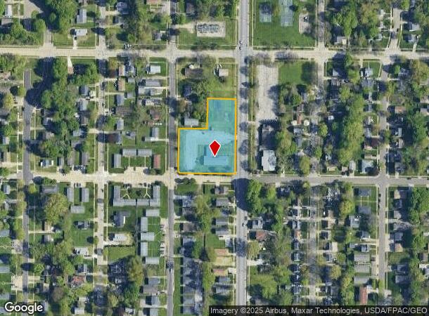  1250 S Hawkins Ave, Akron, OH Parcel Map