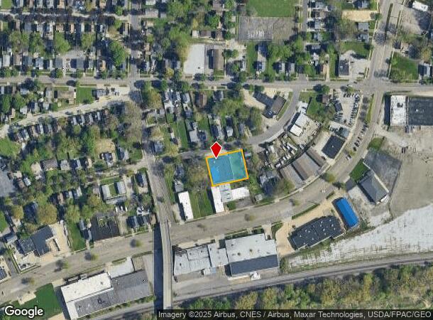  1216 California Ave, Akron, OH Parcel Map