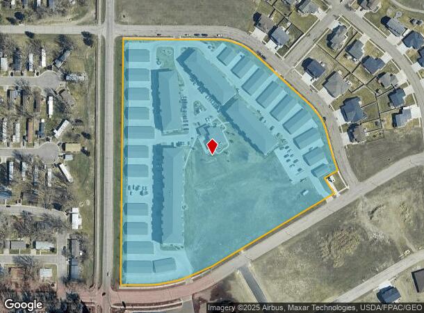  125 Irvine Loop, Bismarck, ND Parcel Map