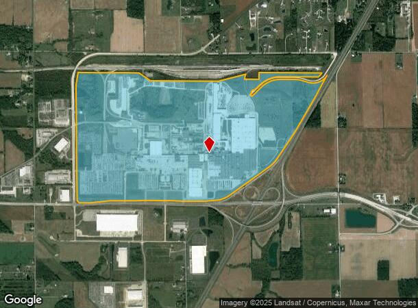  12200 Lafayette Center Rd, Roanoke, IN Parcel Map