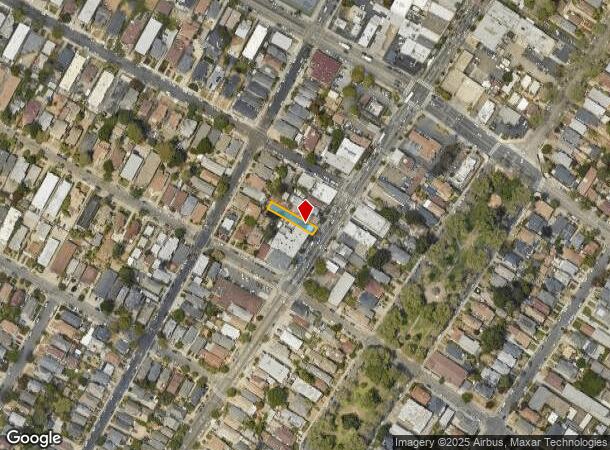  1217 Park St, Alameda, CA Parcel Map