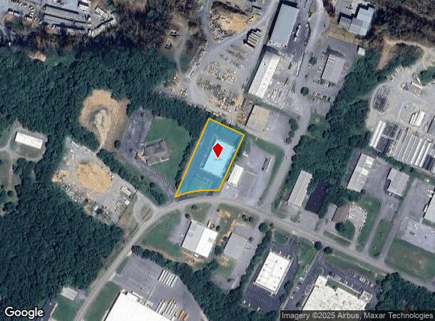  2528 Wesley St, Johnson City, TN Parcel Map