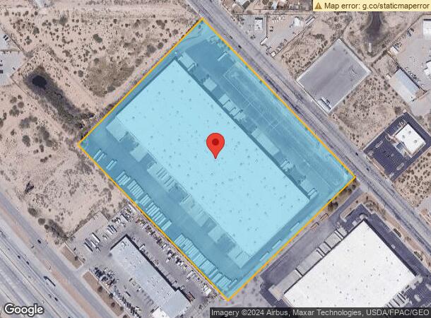  12220 Rojas Dr, El Paso, TX Parcel Map