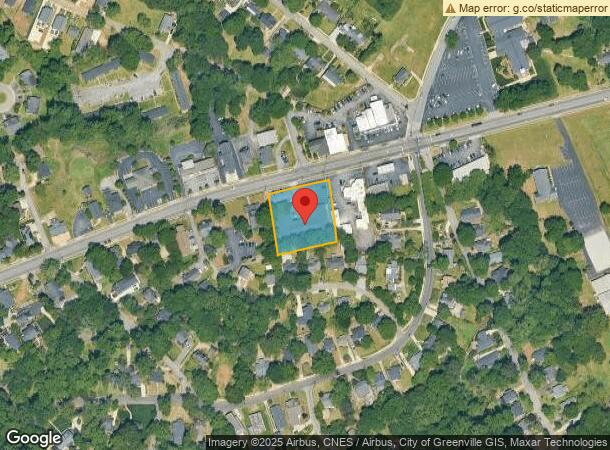  1622 E North St, Greenville, SC Parcel Map