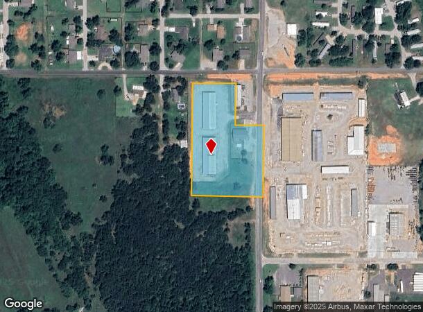  721 S Tyler Ave, Blanchard, OK Parcel Map