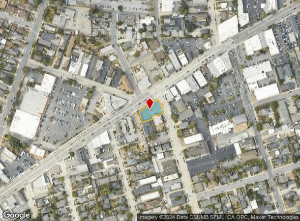  1024 Soquel Ave, Santa Cruz, CA Parcel Map