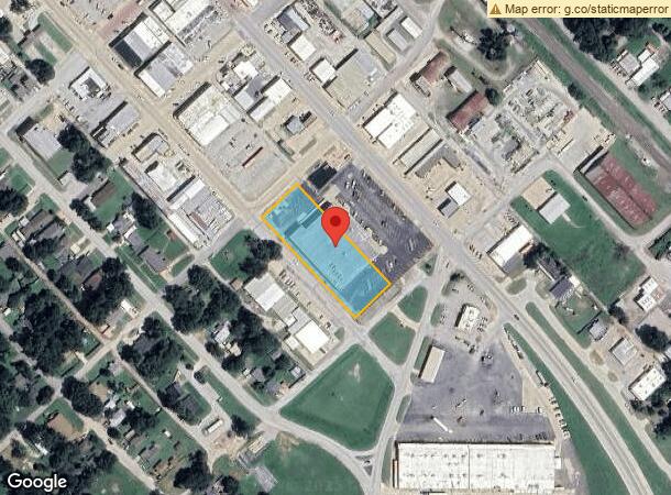  505 S Chickasaw St, Pauls Valley, OK Parcel Map