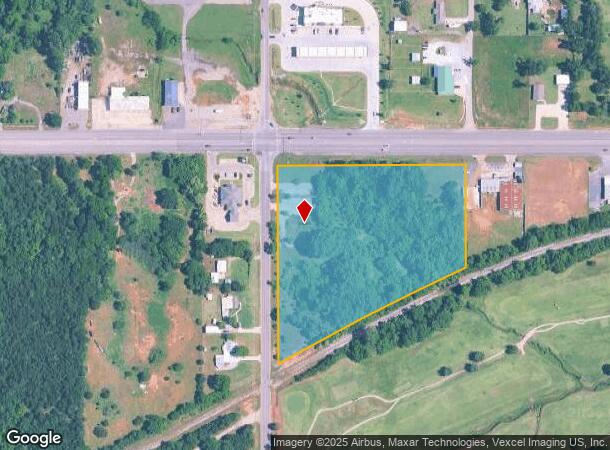  2270 N Hiwassee Rd, Choctaw, OK Parcel Map