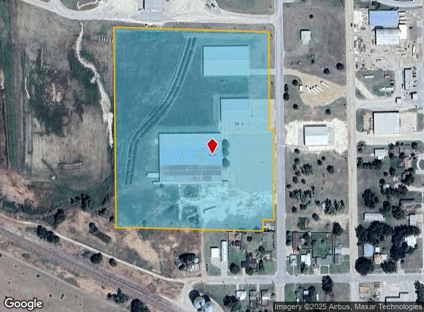 1215 Oak St, La Crosse, KS Parcel Map