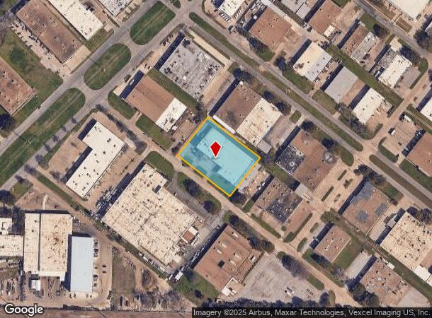  9136 Viscount Row, Dallas, TX Parcel Map