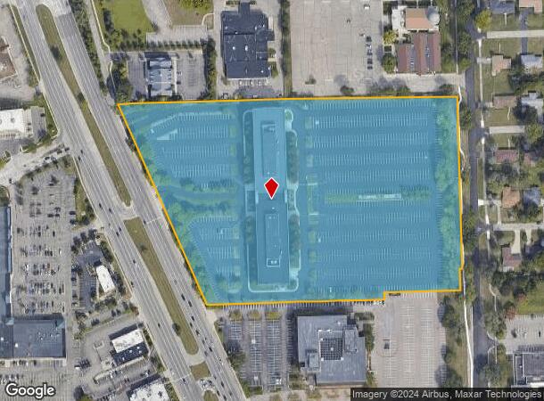  25300 Telegraph Rd, Southfield, MI Parcel Map