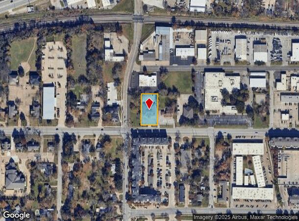  1125 W Abram St, Arlington, TX Parcel Map