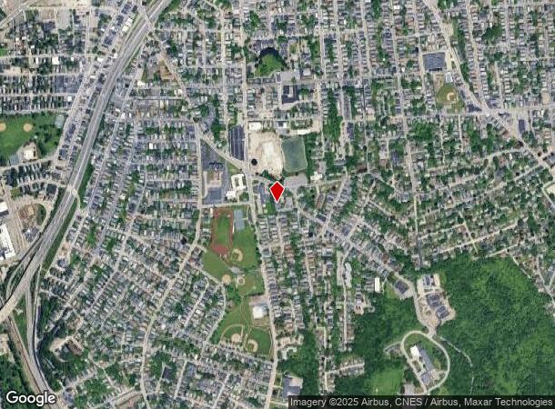 38 Winthrop St, Worcester, MA Parcel Map