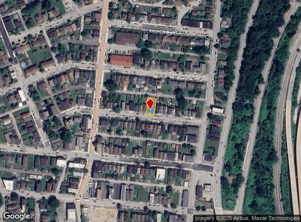 525 Franklin St, East Pittsburgh, PA Parcel Map