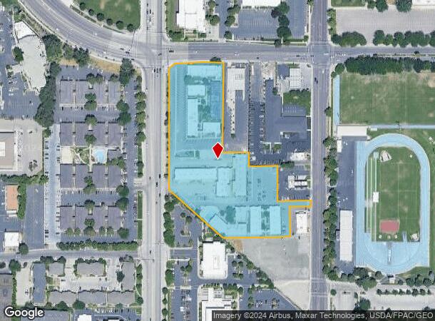  1505 N Canyon Rd, Provo, UT Parcel Map