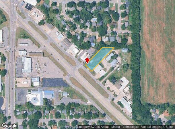 1020 Se Louis Dr, Mulvane, KS Parcel Map