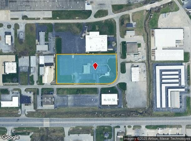 1330 Directors Row, Fort Wayne, IN Parcel Map